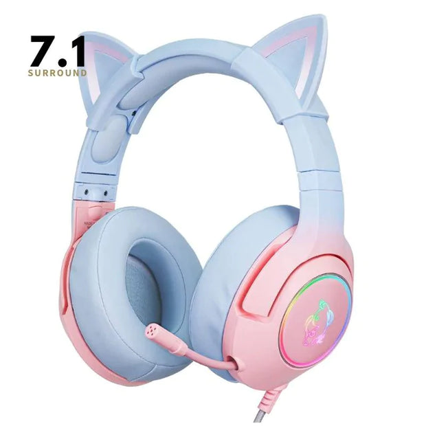 Cute Cat Ear Headphone with Mic - 3 Million LLC