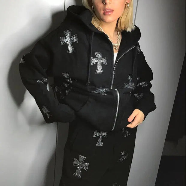 Punk Hoodie Coat Clothing - 3 Million LLC