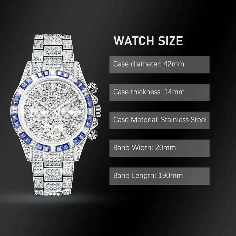 Diamond Calendar Watches - 3 Million LLC