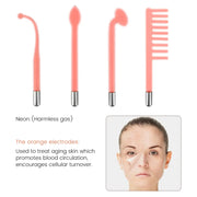 4 In 1 High-Frequency Electrode Beauty Wand for facial treatments