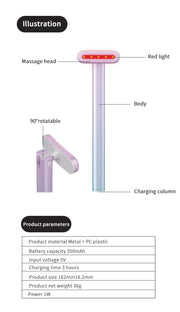 Facial Skincare Tool Red Light Therapy - 3 Million LLC