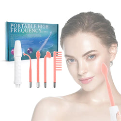 4 In 1 High-Frequency Electrode Beauty Wand for facial treatments